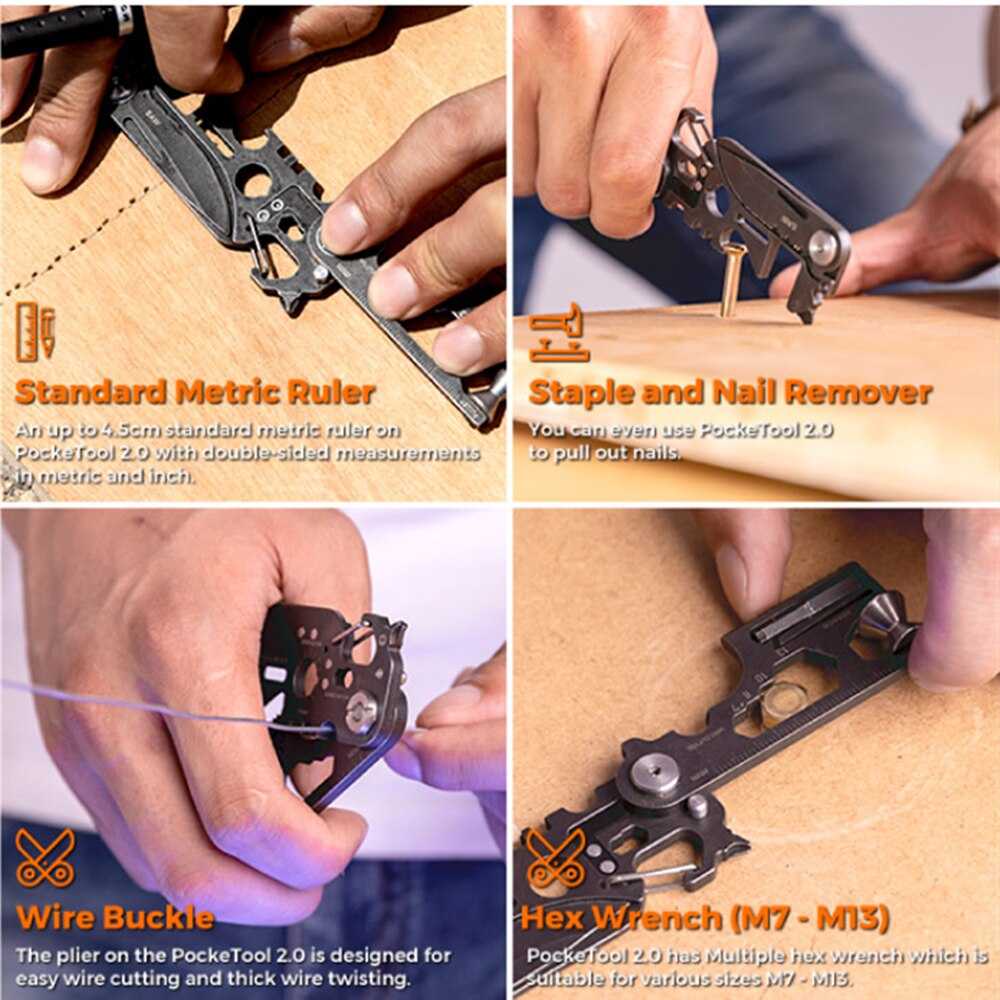 30 in 1 Mini Pocket Survival Tool. Gifts For Him