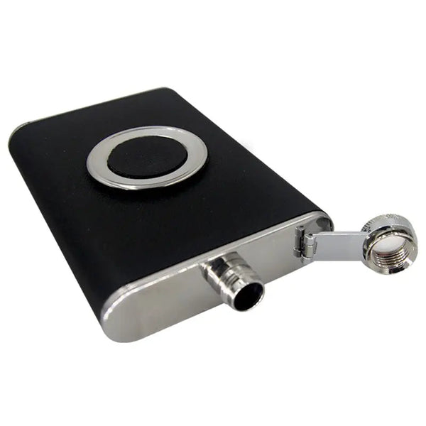 Sleek Wine Flask with Telescopic Cup