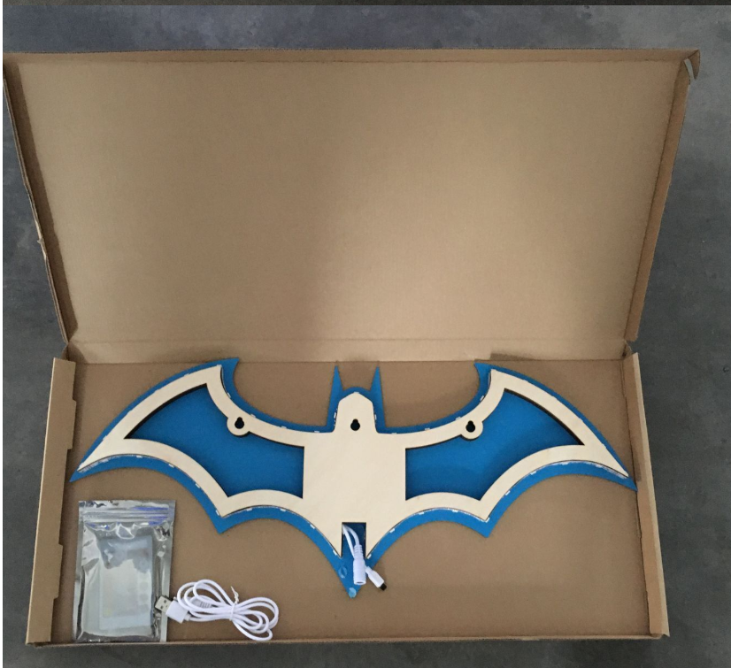 Batman Glow Mirror Lamp