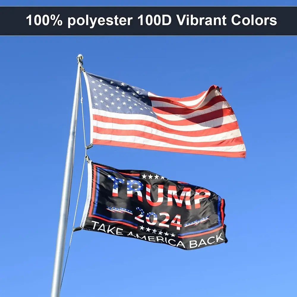 Patriotic UV-Resistant Trump Flag
