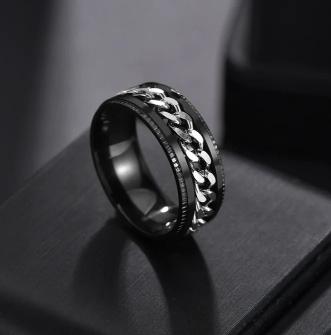 Calm & Spin Stress Ring