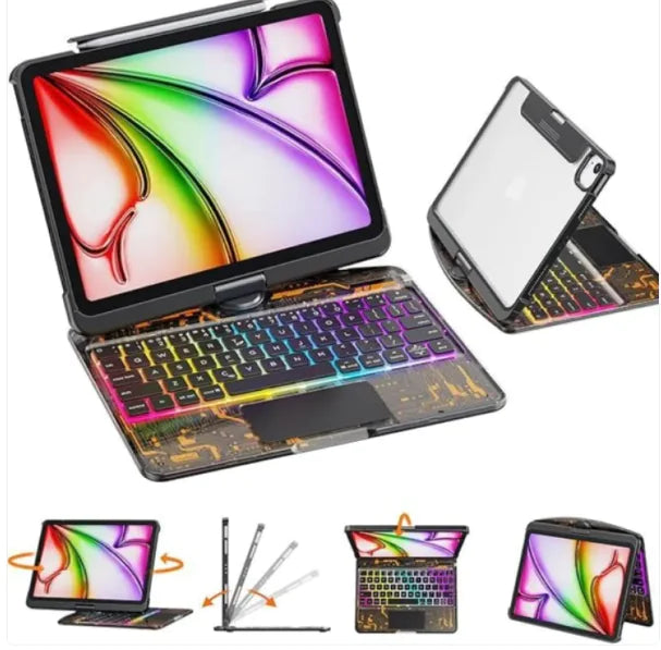 360° Clear Keyboard Case
