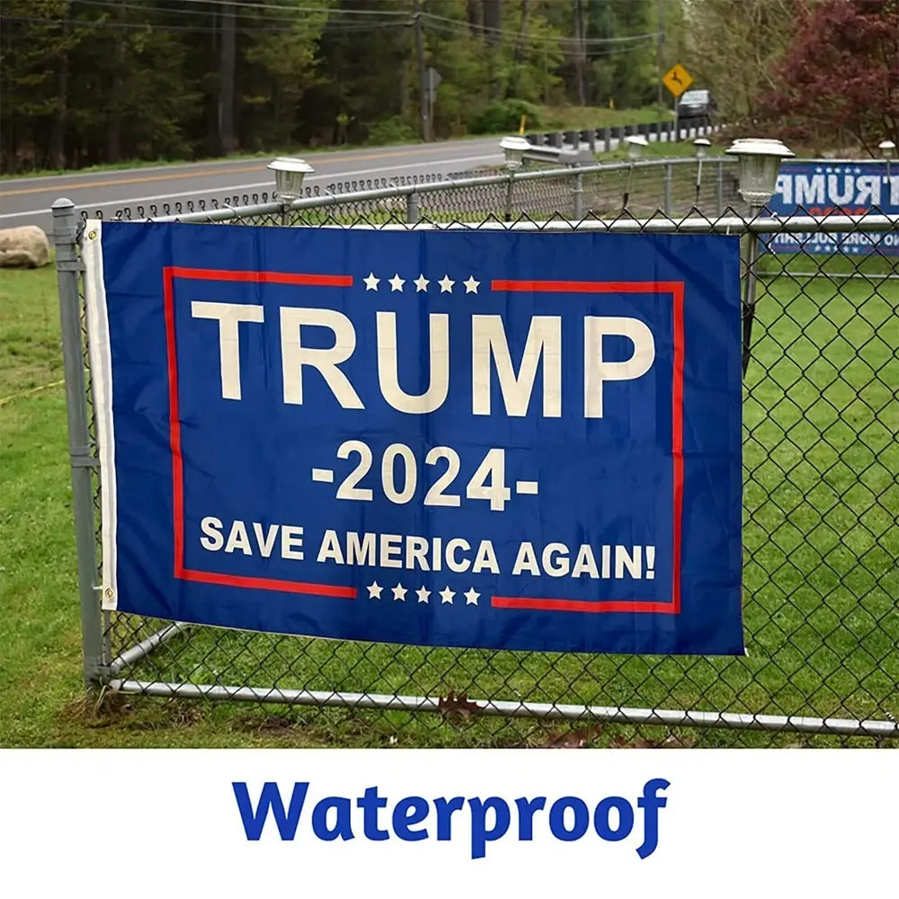 Patriotic UV-Resistant Trump Flag