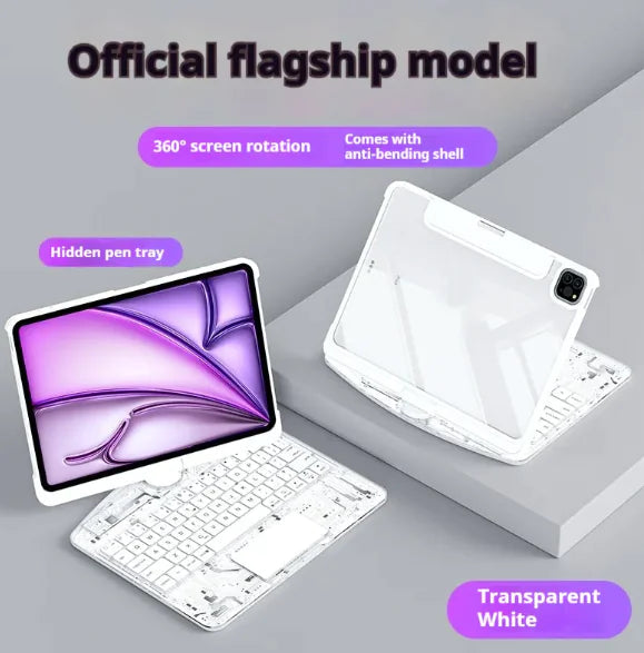 360° Clear Keyboard Case