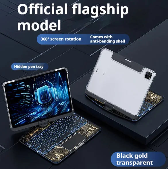 360° Clear Keyboard Case