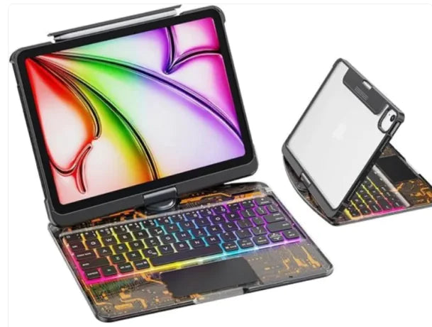 360° Clear Keyboard Case