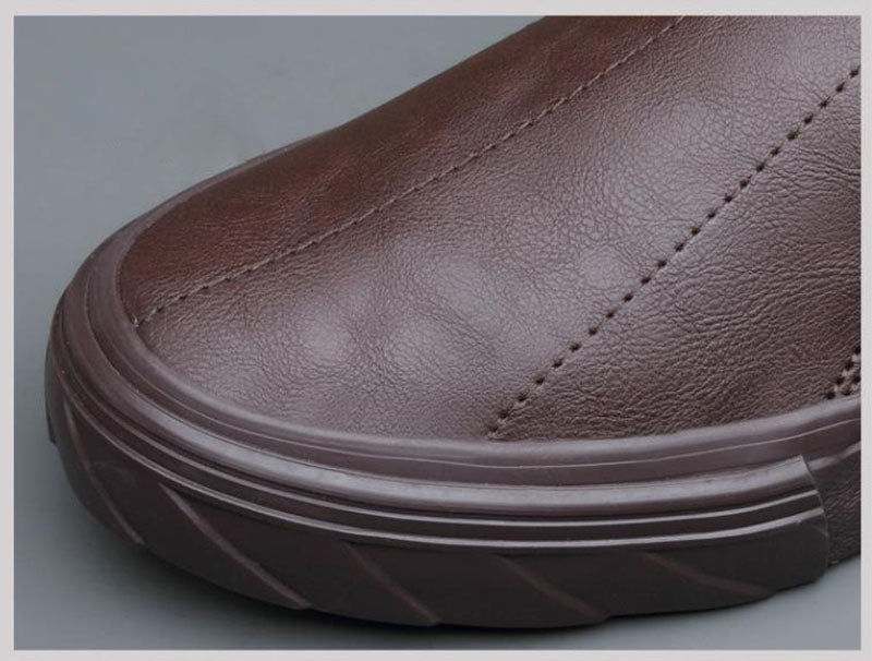 Men's Vulcanized Leather Loafers. Apparel