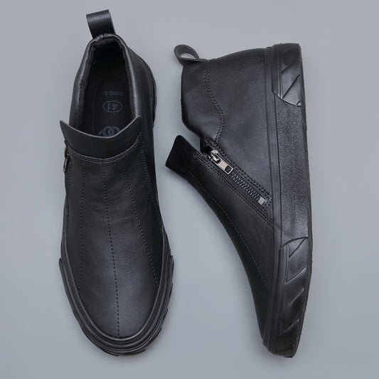 Men's Vulcanized Leather Loafers. Apparel