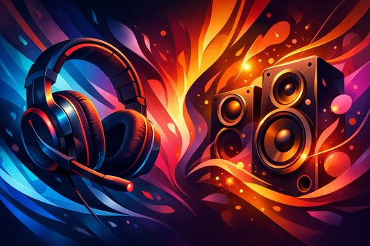 Gaming Headsets vs Speakers for Your Man Cave