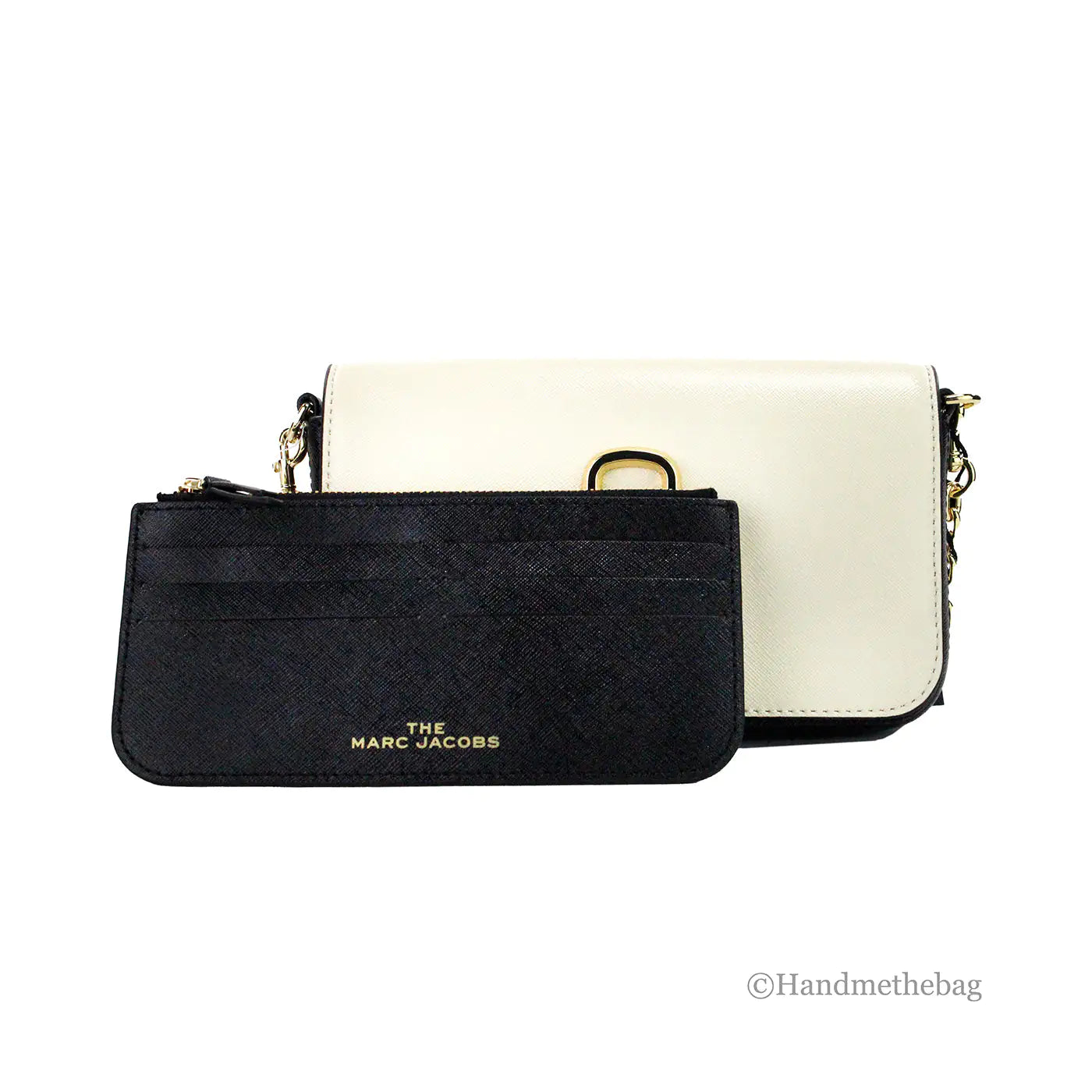 Marc Jacobs Snapshot Leather Wallet Chain Crossbody