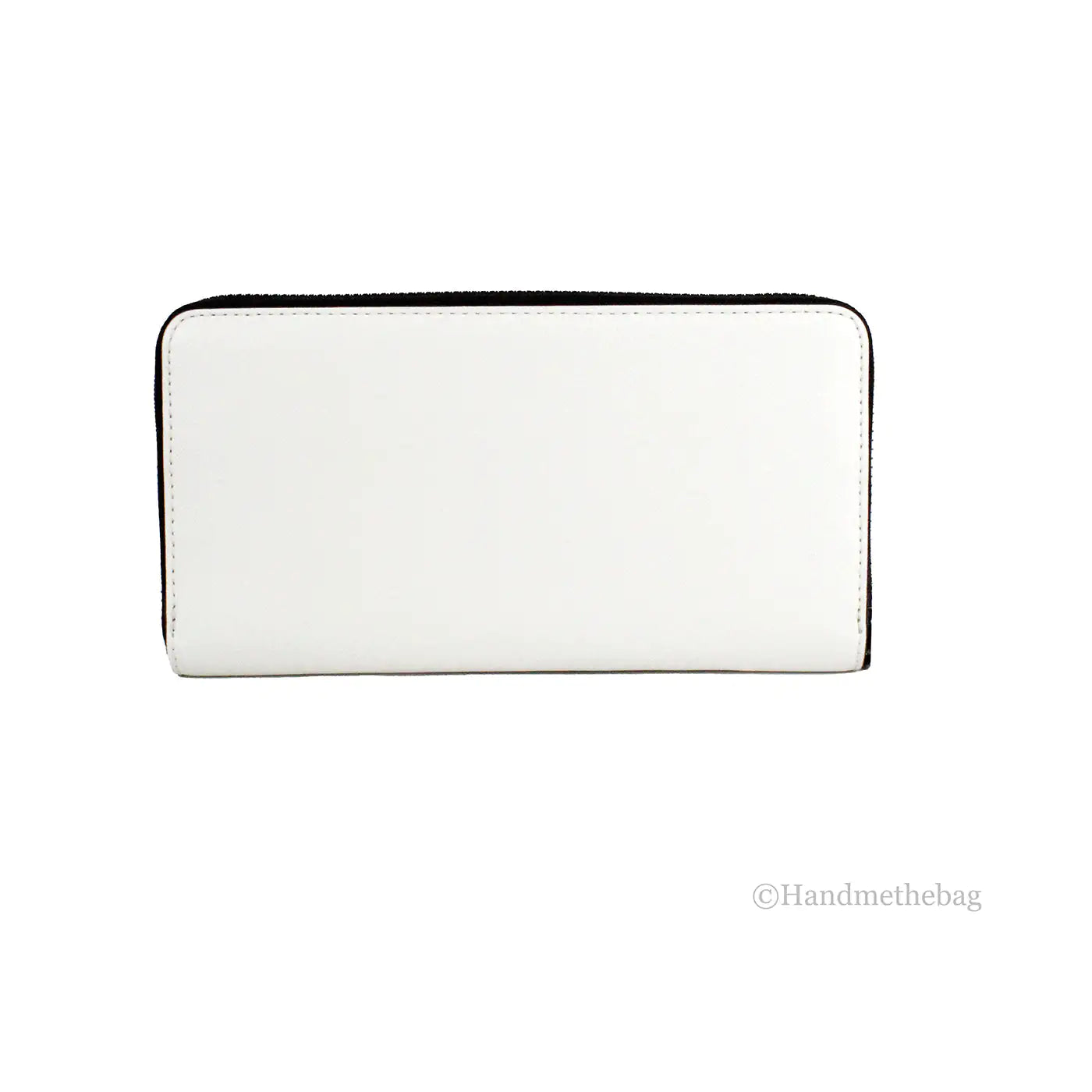 Marc Jacobs Large Cotton Leather Continental Clutch Wallet