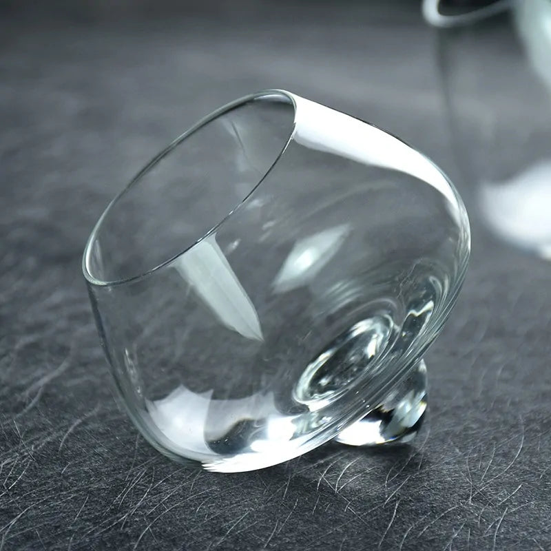 Transparent Whiskey Glass. Gifts for Him