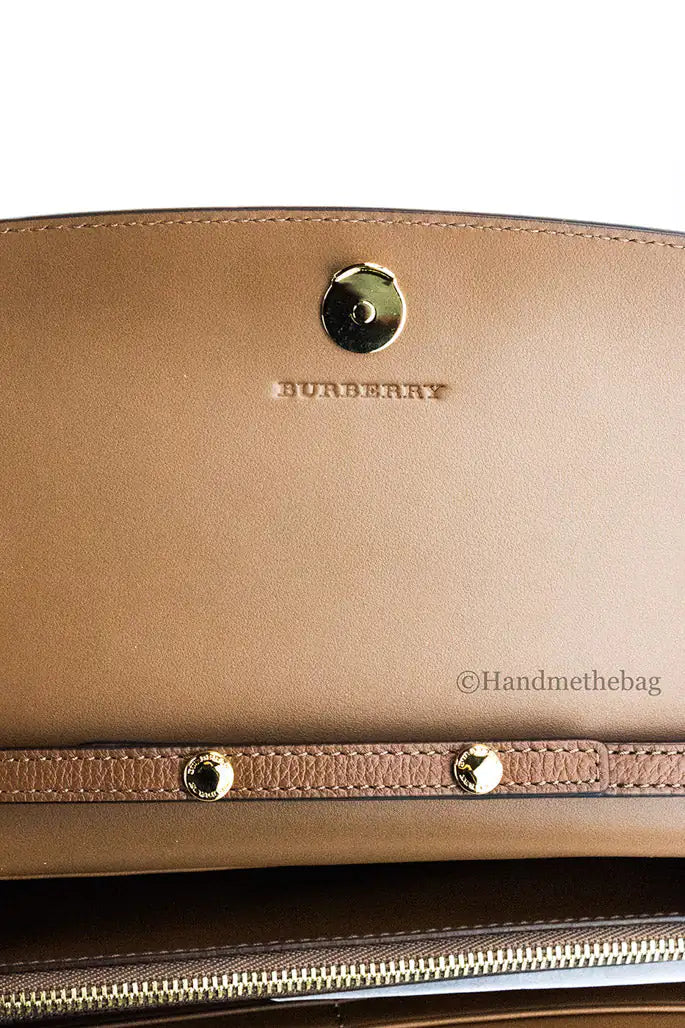 Burberry Henley Coca House Check Derby Convertible Wallet Crossbody