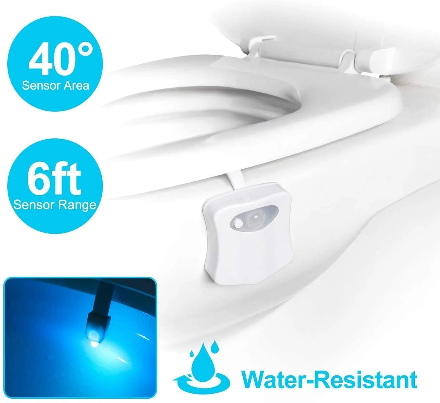 Waterproof Toilet Backlight