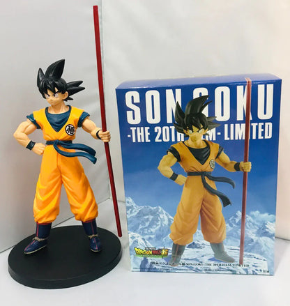 Jinxin Anime Dragon Ball 20th Anniversary Goku Figure