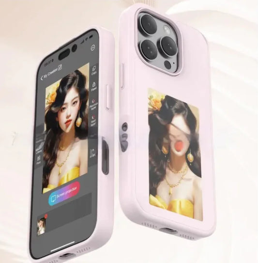 Luxury E-Ink Projection Phone Case – Battery-Free Custom Display. Best Sellers