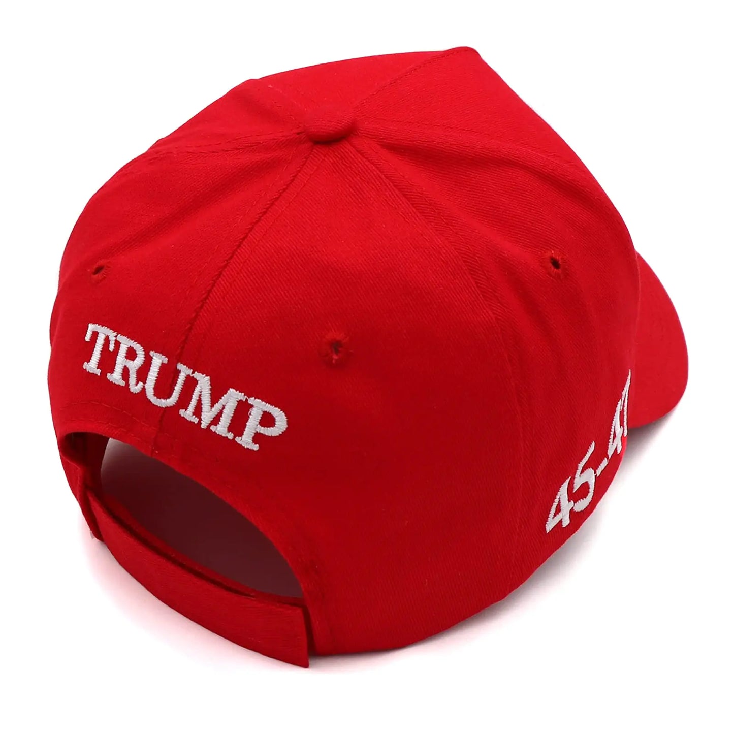 Make America Great Again Donald Trump  with USA Flag Embroidery Adjustable Baseball Cap Maga-1pcs Red One Size-Medium