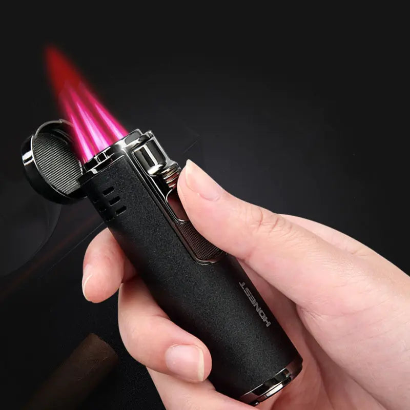 Windproof Cigar Gas Lighter Torch