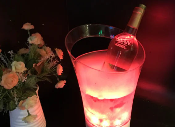 LED Flashing Portable Ice Bucket