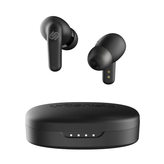 Urbanista Wireless Earphones | Wireless Earbuds with Microphone | 70ms Low Latency Gaming Earbuds | Dual-Mode Bluetooth Earphones | Fast Charge USB-C Earphones | 32 H Playtime | Seoul Midnight Black