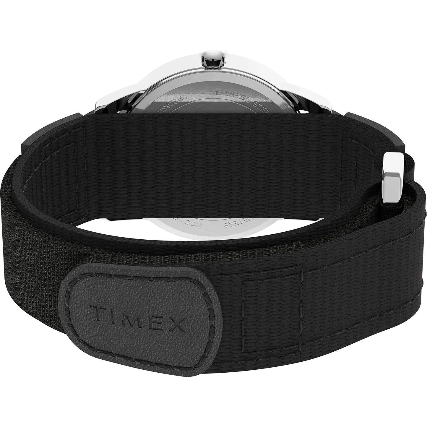 Timex Men's Easy Reader Watch 35mm Black/Silver-Tone/White