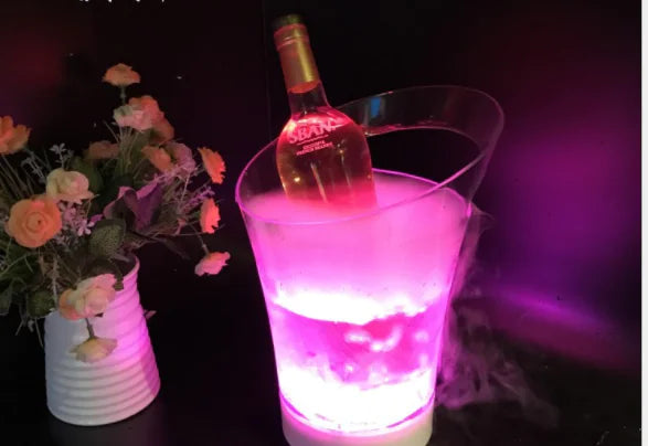 LED Flashing Portable Ice Bucket