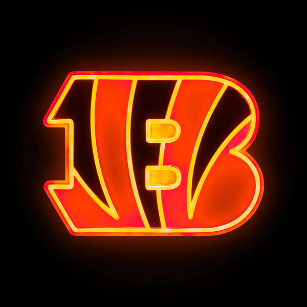 Glowing NFL Logo Sign
