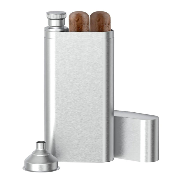 Ultimate Flask & Cigar Duo