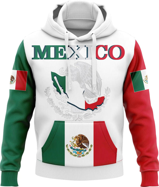 Vibrant Mexican Pride Hoodie