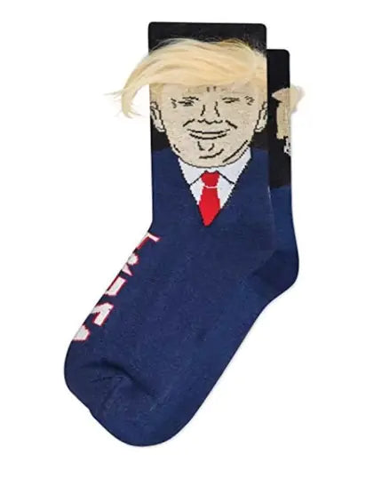 Hilarious Trump Hair Socks