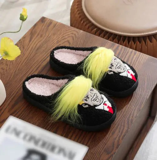 Comfy Wig Slippers Fun
