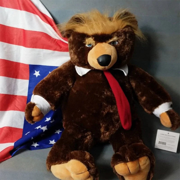 Patriotic Trump Plush Bear