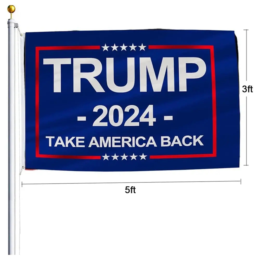 Patriotic UV-Resistant Trump Flag