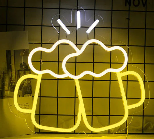 Vibrant Cheers Neon Light