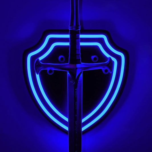 Neon Glow Sword Display
