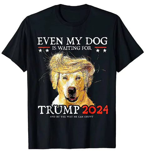 Paws Proud: Dog's Trump Tee