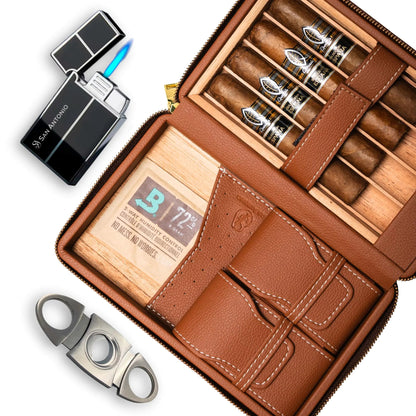 Lux Travel Cigar Humidor Kit