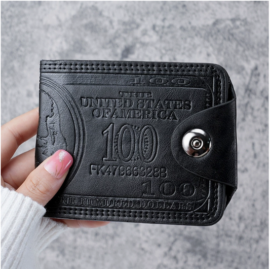 Dollar Print PU Leather Wallet