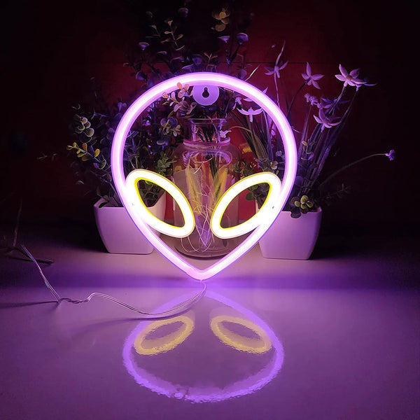 Alien Glow Neon Light Charm