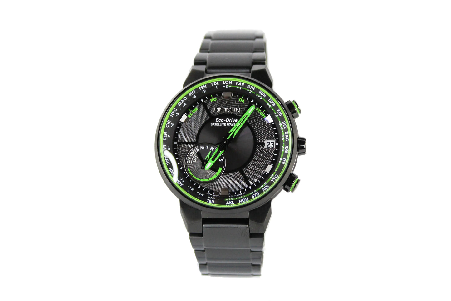 Citizen (CC3035-50E) Satellite Wave GPS Freedom Eco-Drive Black Wrist Watch